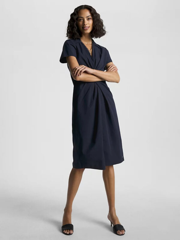 Tommy Hilfiger dámské tmavě modré šaty WW0WW39380 38/R