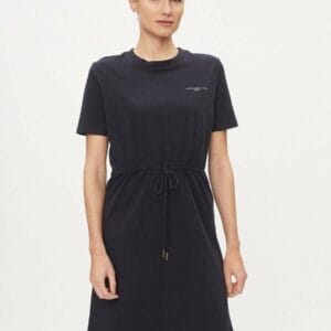 Tommy Hilfiger dámské tmavě modré šaty WW0WW40734 L