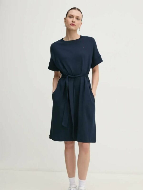 Tommy Hilfiger dámské tmavě modré šaty WW0WW45520 XL