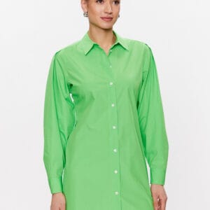 Tommy Hilfiger dámské zelené košilové šaty WW0WW37976 40