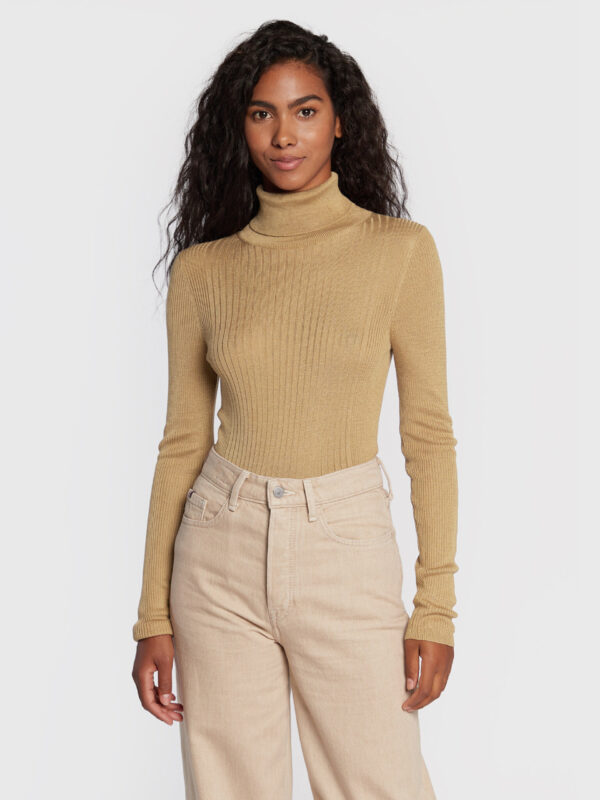 Tommy Hilfiger dámský béžový rolák WW0WW35869 L