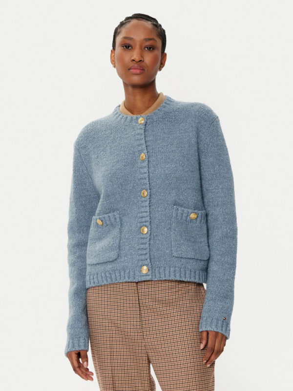 Tommy Hilfiger dámský modrý kardigan WW0WW44473 L