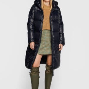 Tommy Hilfiger dámský tmavě modrý kabát WW0WW36224 L