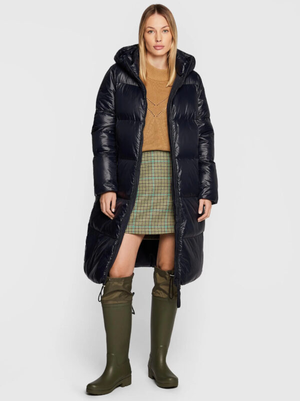 Tommy Hilfiger dámský tmavě modrý kabát WW0WW36224 L