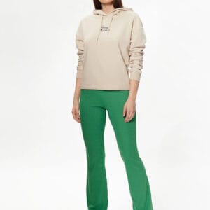 Tommy Jeans dámská béžová mikina DW0DW15410 L
