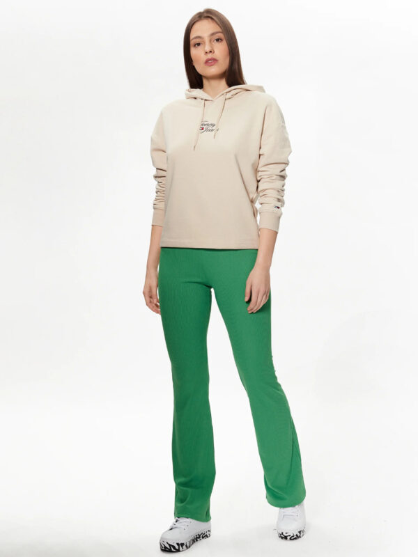 Tommy Jeans dámská béžová mikina DW0DW15410 L
