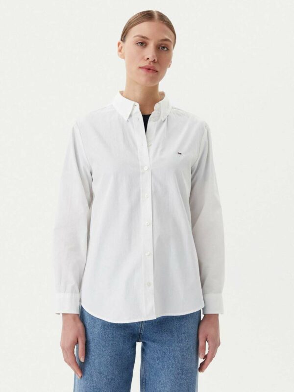 Tommy Jeans dámská bílá košile DW0DW20290 L