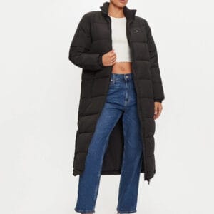 Tommy Jeans dámská černá bunda DW0DW19918 XL