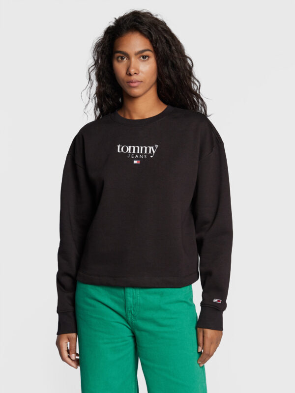 Tommy Jeans dámská černá mikina DW0DW14325 L
