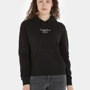 Tommy Jeans dámská černá mikina DW0DW16406 XL