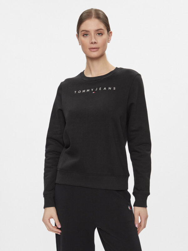 Tommy Jeans dámská černá mikina DW0DW17323 XL