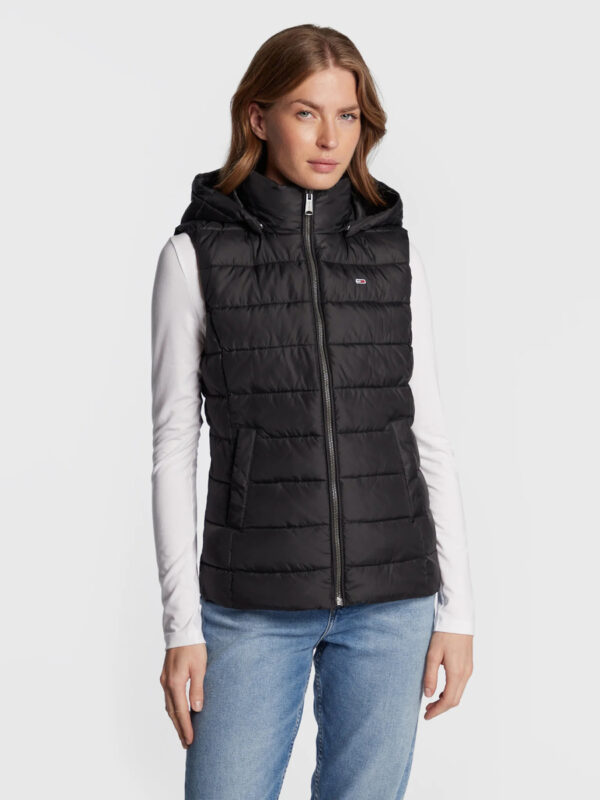 Tommy Jeans dámská černá vesta DW0DW13742 S