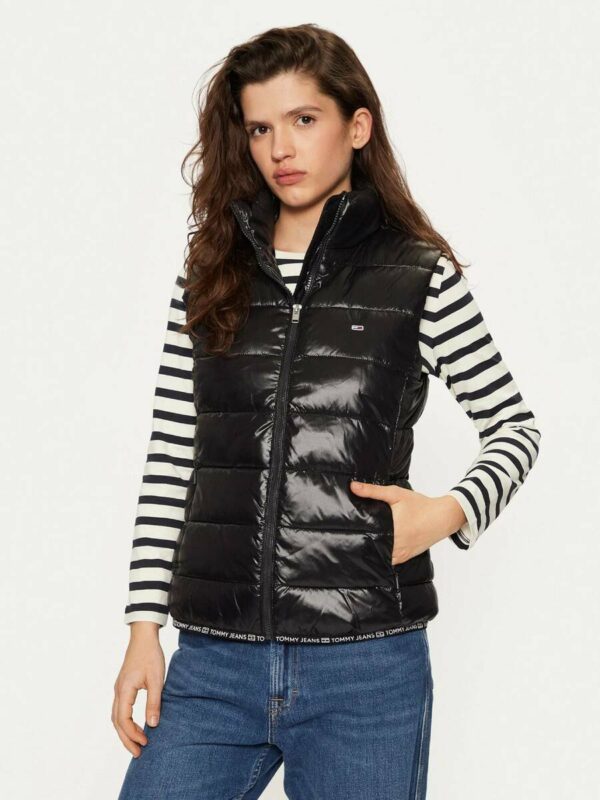 Tommy Jeans dámská černá vesta DW0DW19390 L