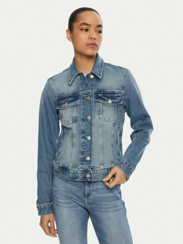 Tommy Jeans dámská džínová bunda DW0DW19858 XL