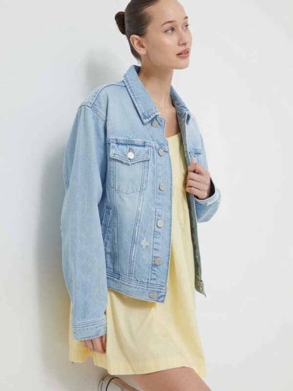 Tommy Jeans dámská džínová bunda Mom DW0DW17662 M