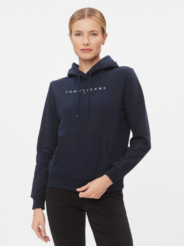 Tommy Jeans dámská modrá mikina DW0DW17324 XL