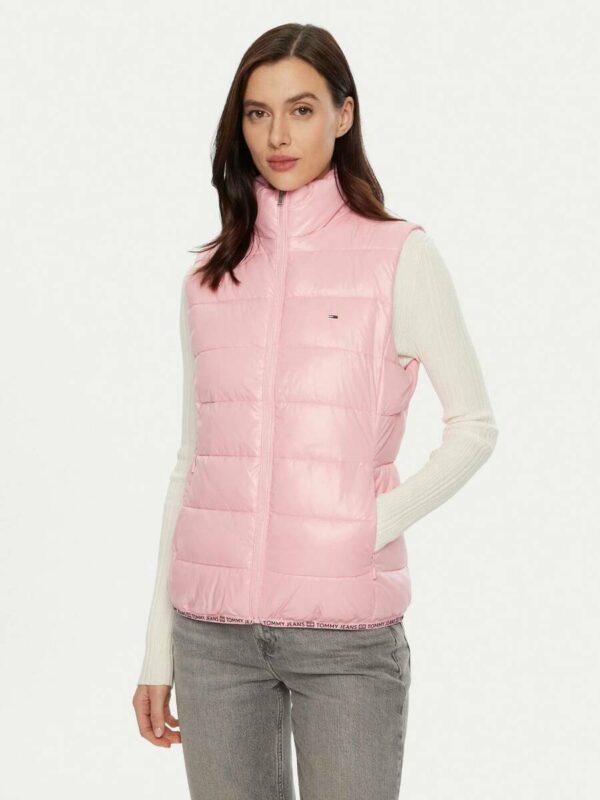 Tommy Jeans dámská růžová vesta DW0DW19390 L