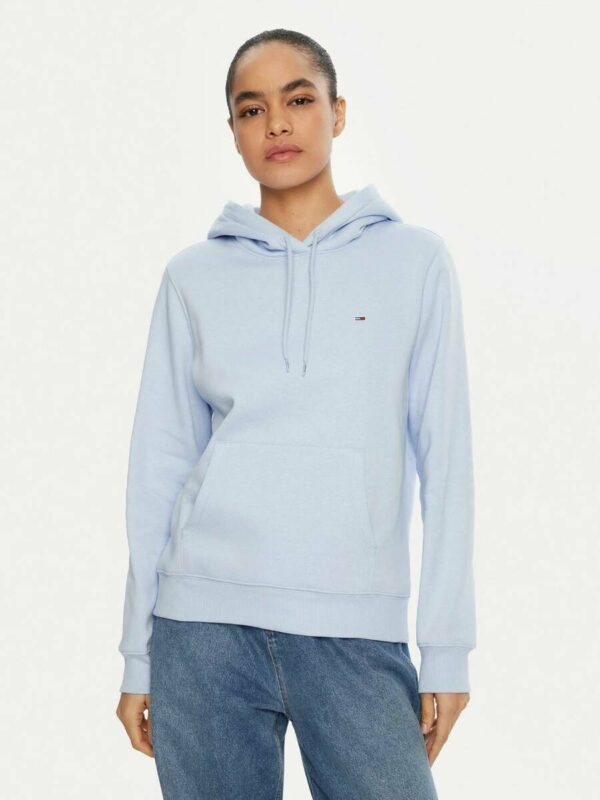 Tommy Jeans dámská světle modrá mikina DW0DW19958 M