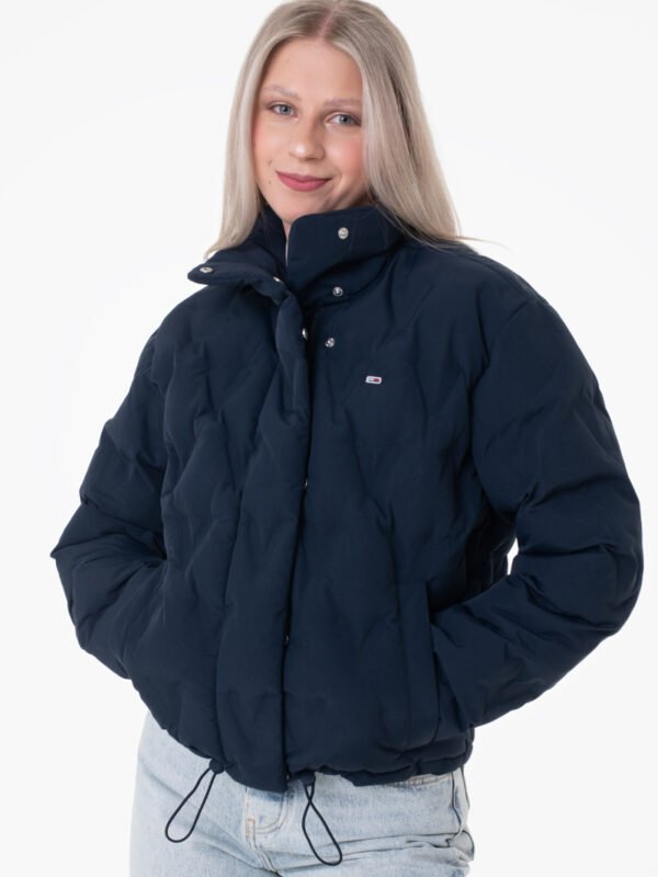 Tommy Jeans dámská tmavě modrá bunda DW0DW18546 L