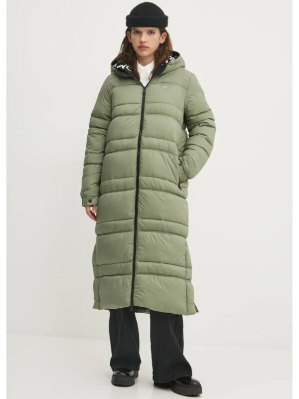 Tommy Jeans dámská zelená bunda DW0DW20184 S