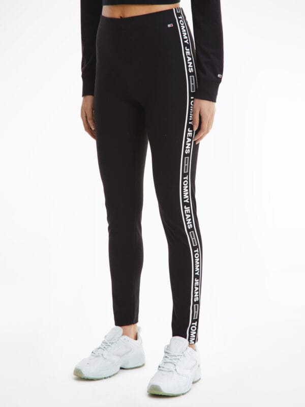 Tommy Jeans dámské černé legíny DW0DW12636 L/R