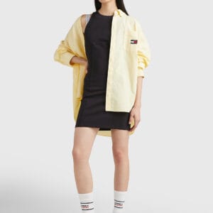 Tommy Jeans dámské černé šaty DW0DW15350 XL