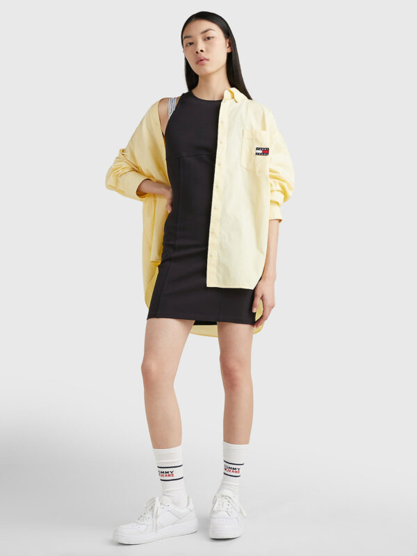 Tommy Jeans dámské černé šaty DW0DW15350 XL