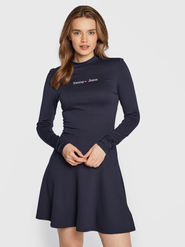 Tommy Jeans dámské tmavě modré šaty DW0DW14394 XS