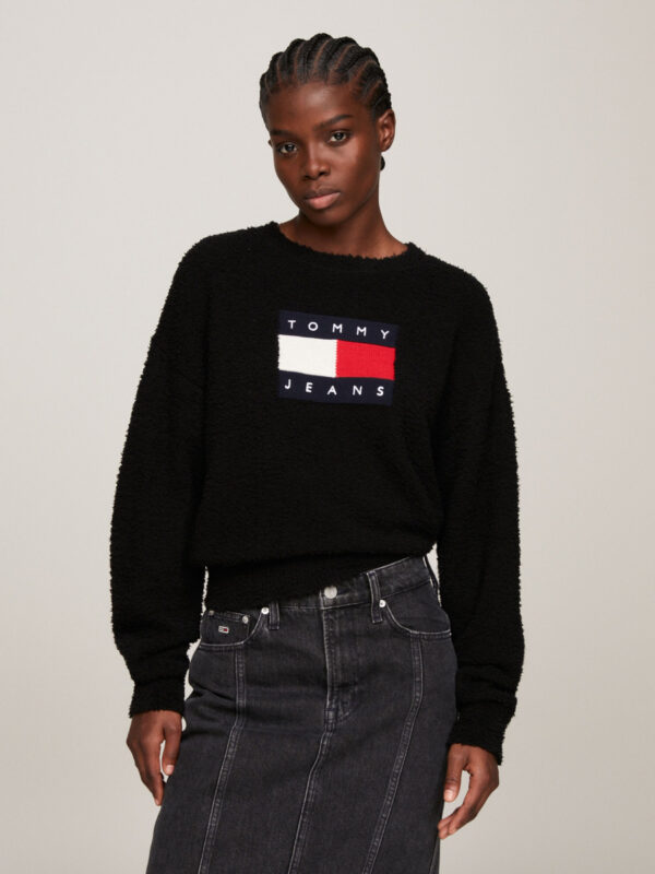 Tommy Jeans dámský černý svetr DW0DW17248 M