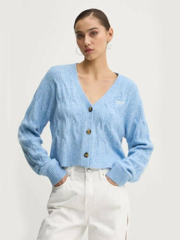 Tommy Jeans dámský modrý svetr DW0DW20447 L