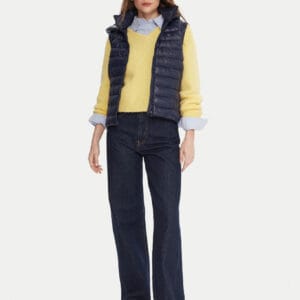 Tommy Hilfiger dámská tmavě modrá vesta  WW0WW47352C1G XL