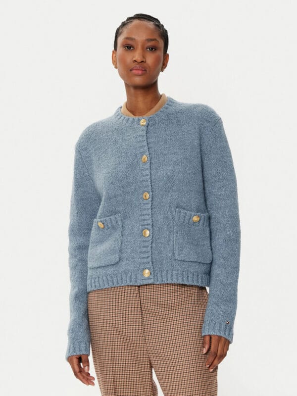 Tommy Hilfiger dámský modrý kardigan WW0WW44473 L