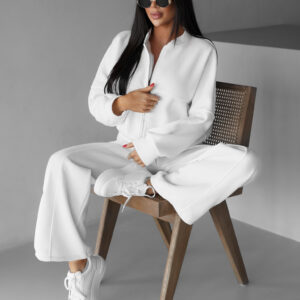 Bílá tepláková souprava MIKOSA Velikost: ONESIZE