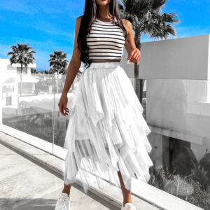 Bílá tylová sukně NOTICELL Velikost: ONESIZE