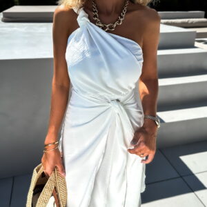 Bílé krátké šaty VIZMA Velikost: ONESIZE