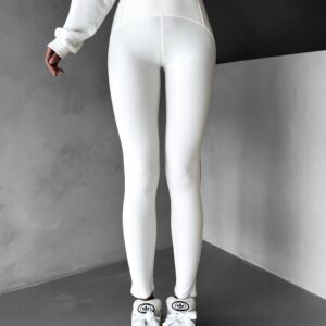 Bílé push up stahující legíny TEOMAN Velikost: XL