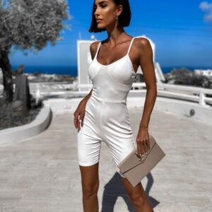 Bílý krátký overal MAGNET Velikost: ONESIZE