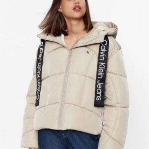 Calvin Klein dámská béžová bunda J20J221901 M