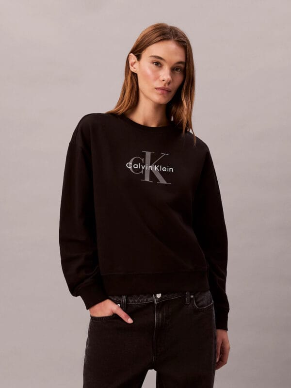 Calvin Klein dámská černá mikina LV047B234GUB1 XL