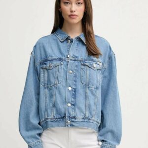 Calvin Klein dámská modrá džínová bunda J20J225182 L