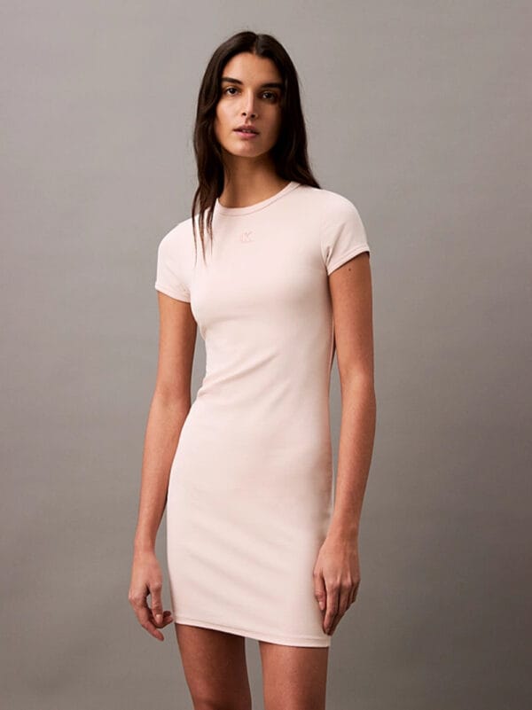 Calvin Klein dámské béžové šaty LV047B266G L