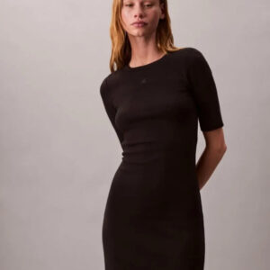 Calvin Klein dámské černé šaty LV047D217GUB1 XXL