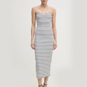 Calvin Klein dámské černobílé šaty J20J225263 M