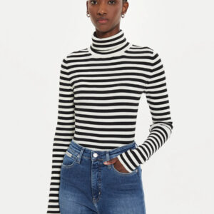 Calvin Klein dámský černobílý rolák J20J224225 L