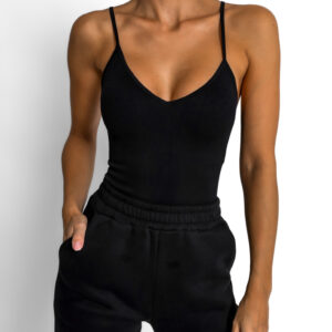 Černé basic stahovací  elastické body BOLTANY Velikost: M/L