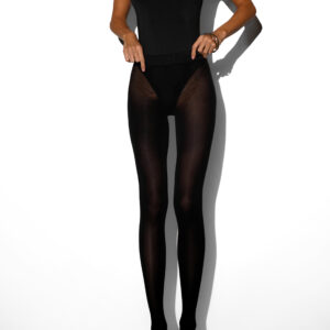 Černé bezešvé silonky SHAPER 50 den Velikost: M