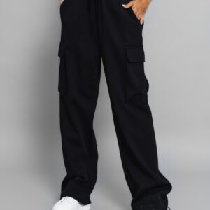 Černé cargo tepláky KATRIEL Velikost: M