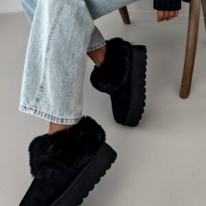 Černé válenky SONIA s platformou Velikost: 41