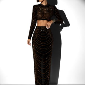 Černobronzový dvojdílný komplet DARWIN Velikost: M/L