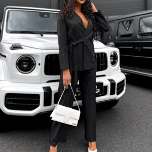 Černý dvojdílný komplet LOOMEN Velikost: S